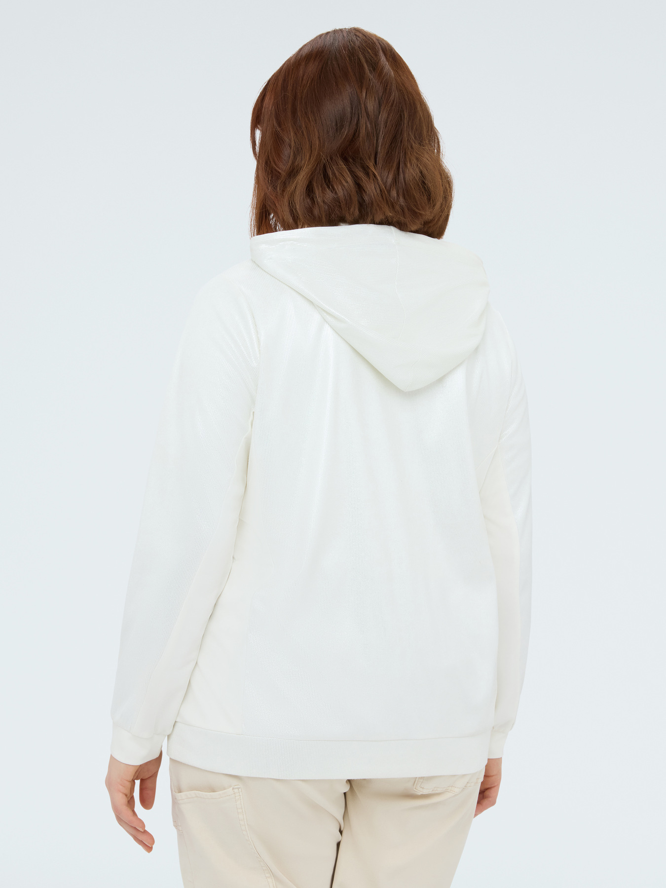 Sweat &agrave; capuche c&ocirc;tel&eacute; image number 1
