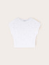 Tricou din jersey cu pietre brodate image number 4