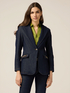 Jeansblazer mit Metallketten image number 0