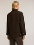 Manteau croisé en drap de laine mélangée image number 1