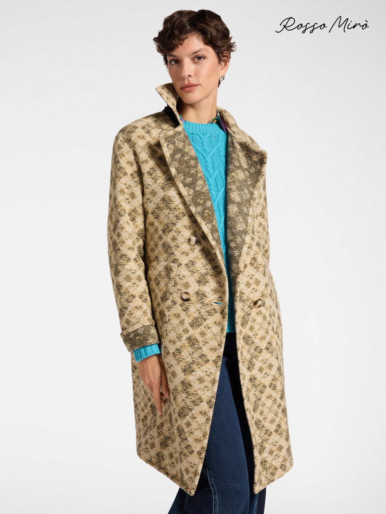 Manteau jacquard image number 0