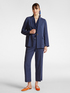Pinstripe jacket in linen and lyocell image number 2