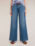 Wide leg light blue jeans image number 2