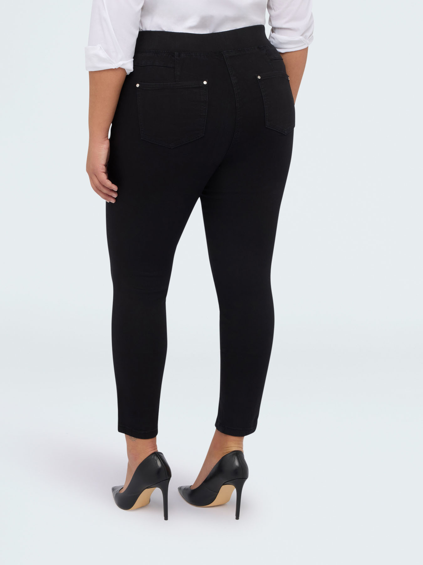 Jeggings in denim misto cotone image number 1