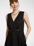 Linen wrap dress image number 3