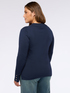 V-neck sweater with buttons on the cuffs image number 1