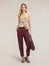 Satin top with print image number 2