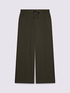 Wide leg trousers in milano stitch image number 4