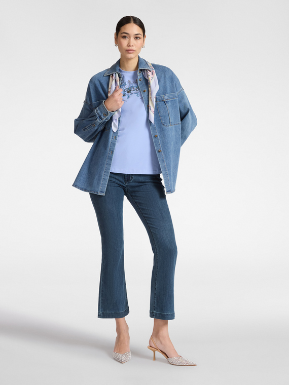 5-pocket kick flare jeans, "Florence"
