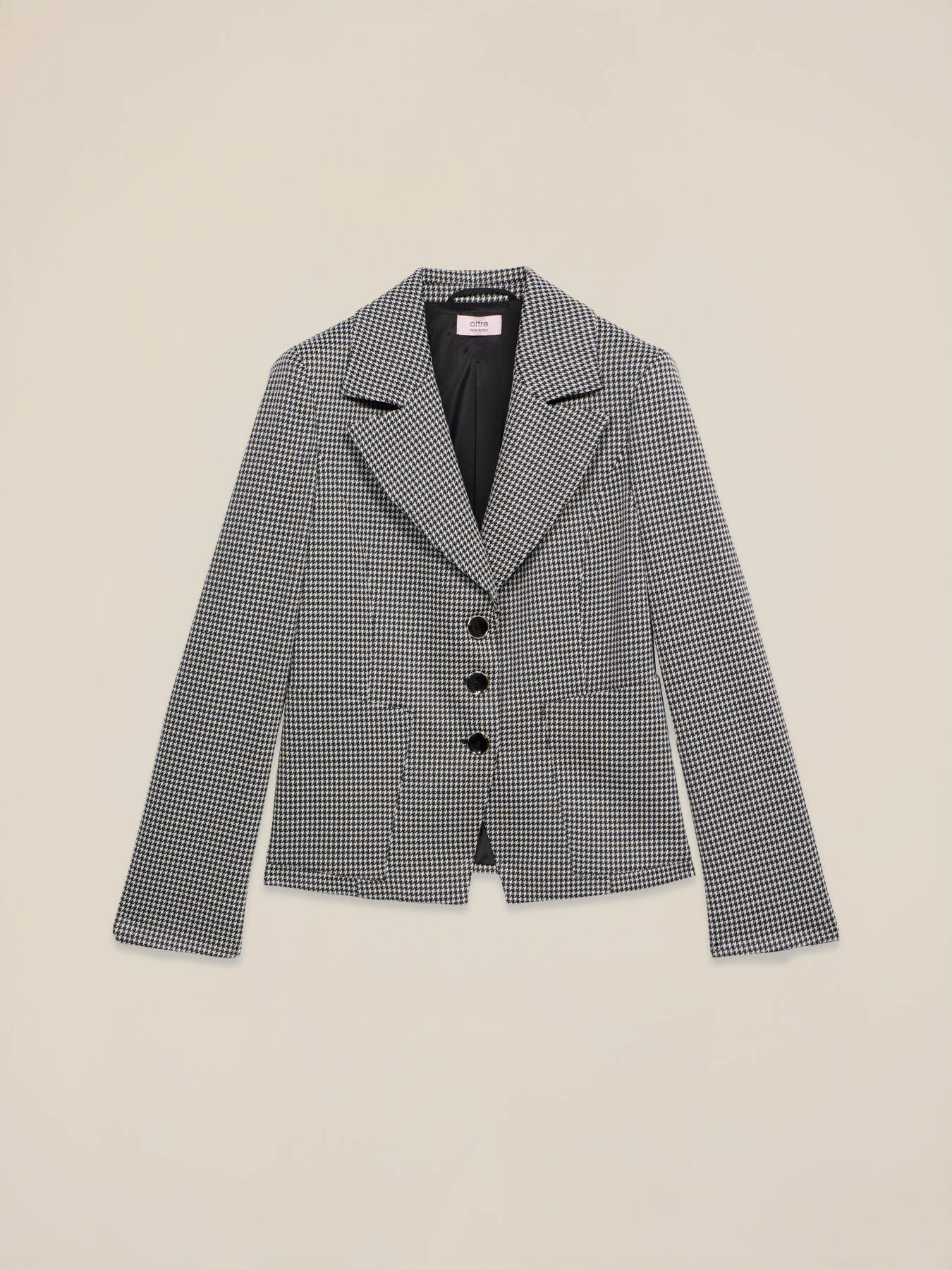Blazer pied-de-poule in punto milano image number 4