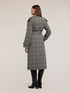 Mixed wool coat in check pattern image number 1