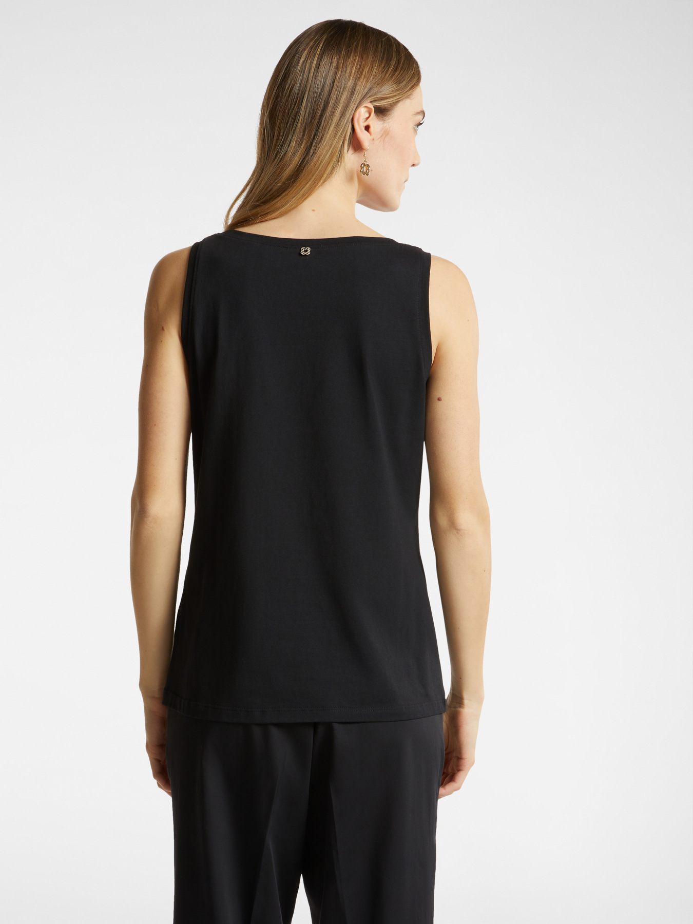 Top with rhinestone chain image number 1