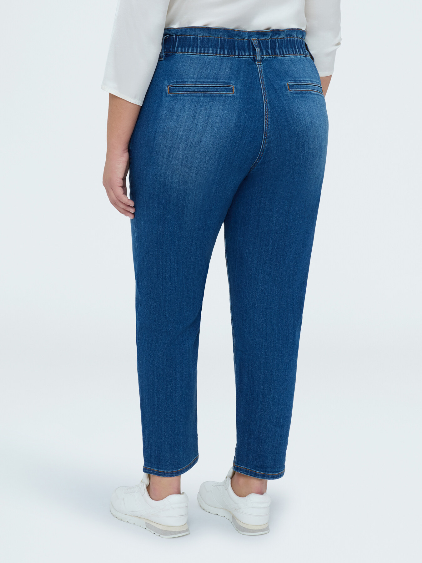Balloon Jeans blue wash washed effect image number 1