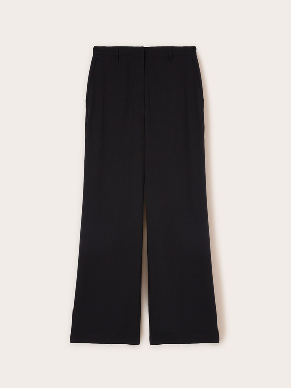 Pantaloni palazzo in envers satin