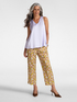 Pantaloni cropped stampati image number 0