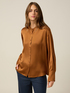 Camicia in raso con profili decorati image number 0