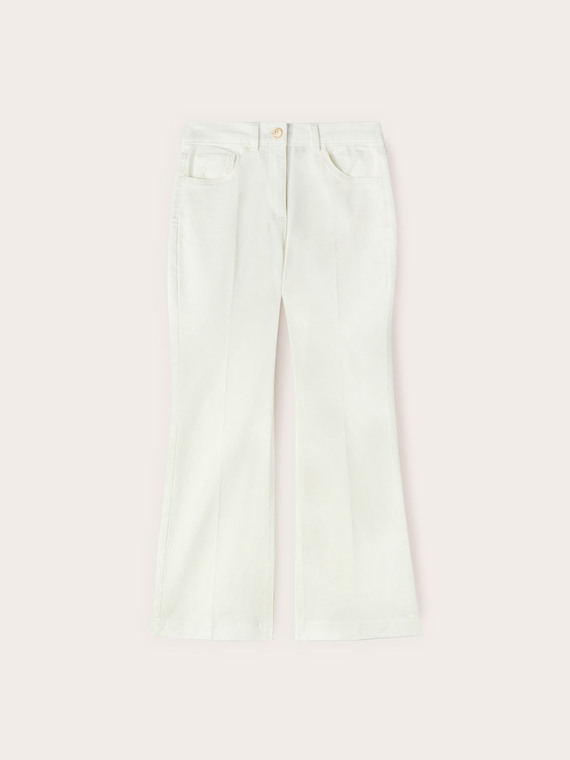 Kick flare drill pants