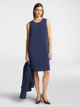 Vestido tecido scuba ligeiro
