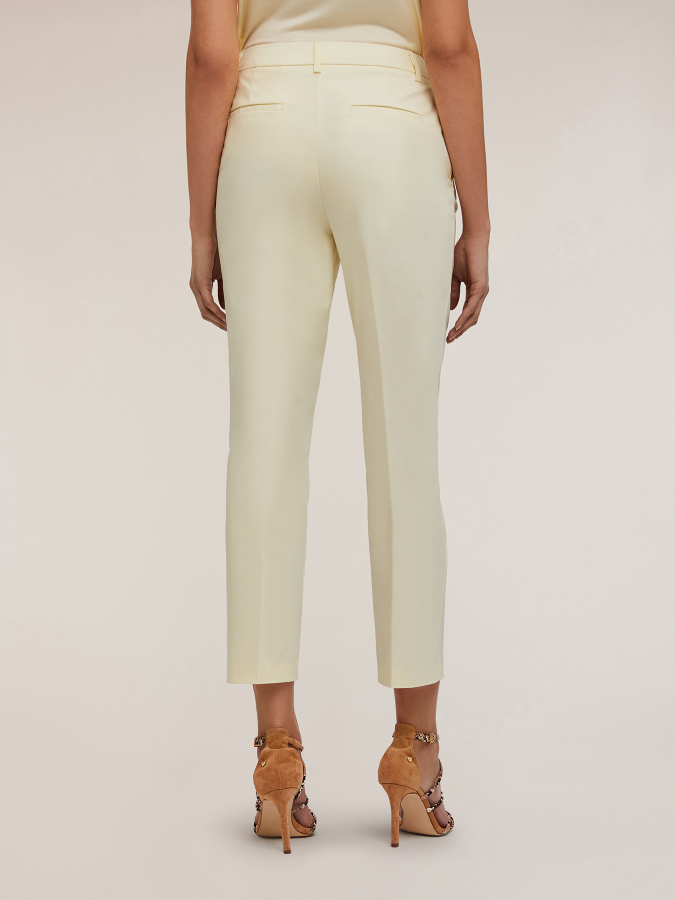 Regular fit trousers in technical fabric image number 1