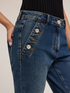Slim-Fit-Jeans Kendall mit Knopfmotiv image number 8