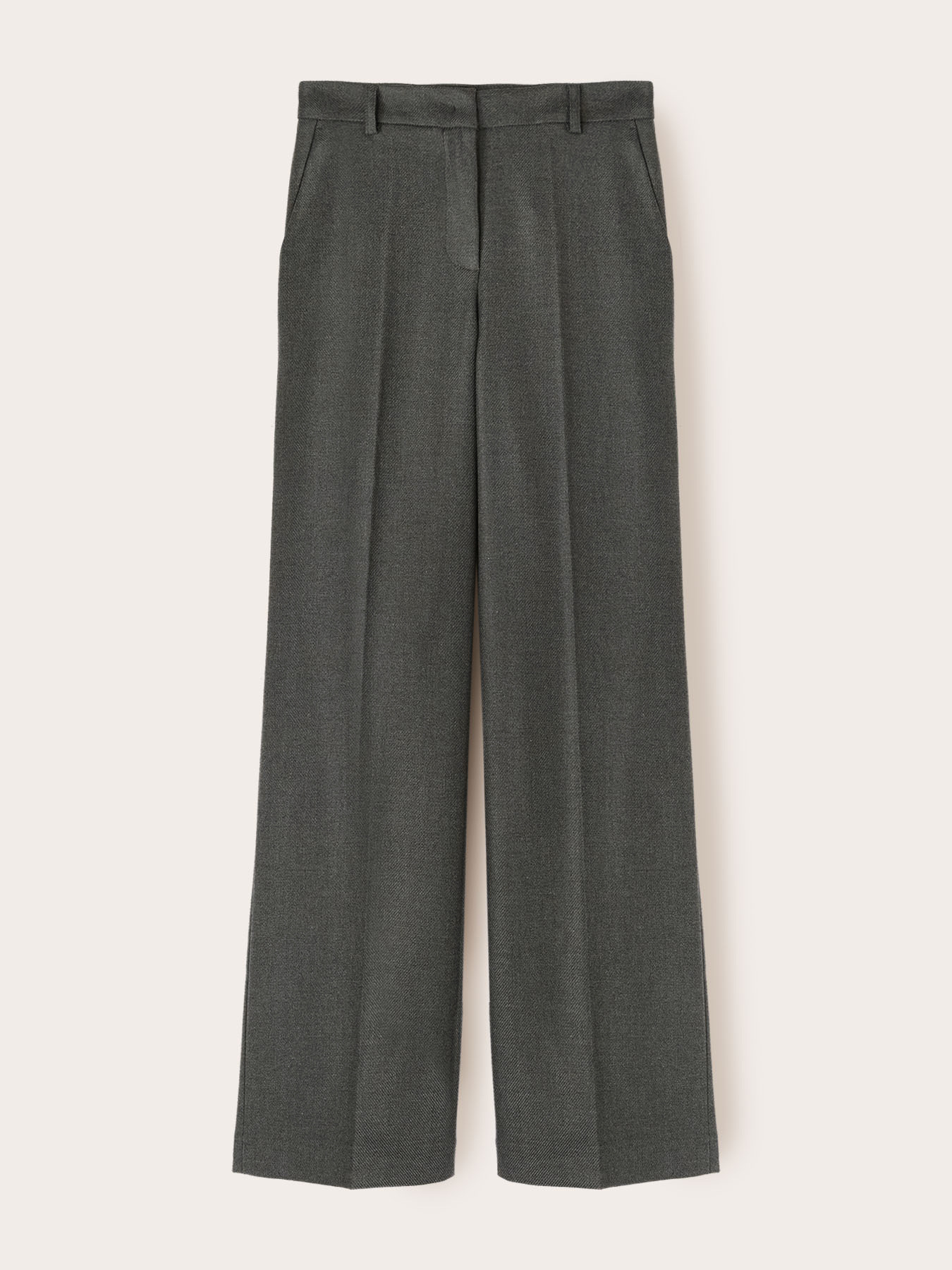 Pantaloni palazzo in flanella image number 3