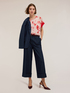 Georgette blouse with chinè print image number 3