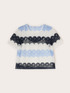 Macram&eacute; lace T-shirt image number 4
