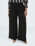 Pantalon Wide Leg avec cordon de serrage &agrave; la taille image number 3