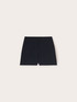 Shorts mit hoher Taille aus Kreppstoff image number 4