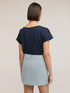 T-shirt bimati&egrave;re m&eacute;lange coton image number 1