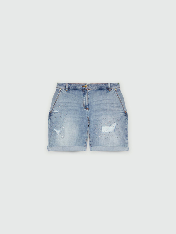 Denim shorts