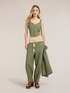 Top bustier din amestec de in lyocell image number 2