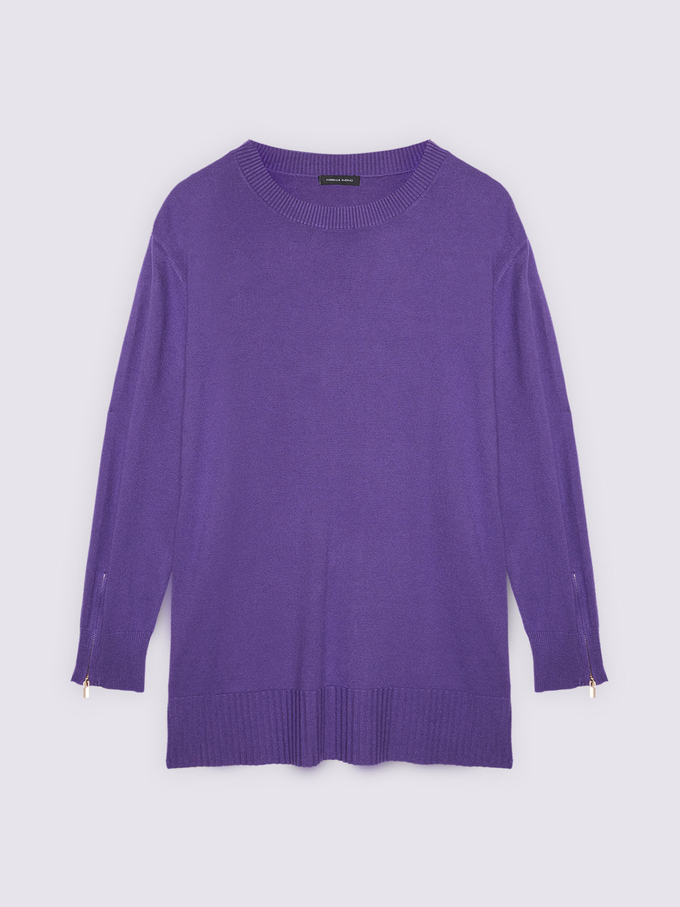 Rundhals-Pullover mit dekorativen Reißverschlüssen image number 4
