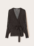 Mohair blend wrap cardigan image number 4