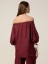 Blusa off shoulders in cotone image number 1