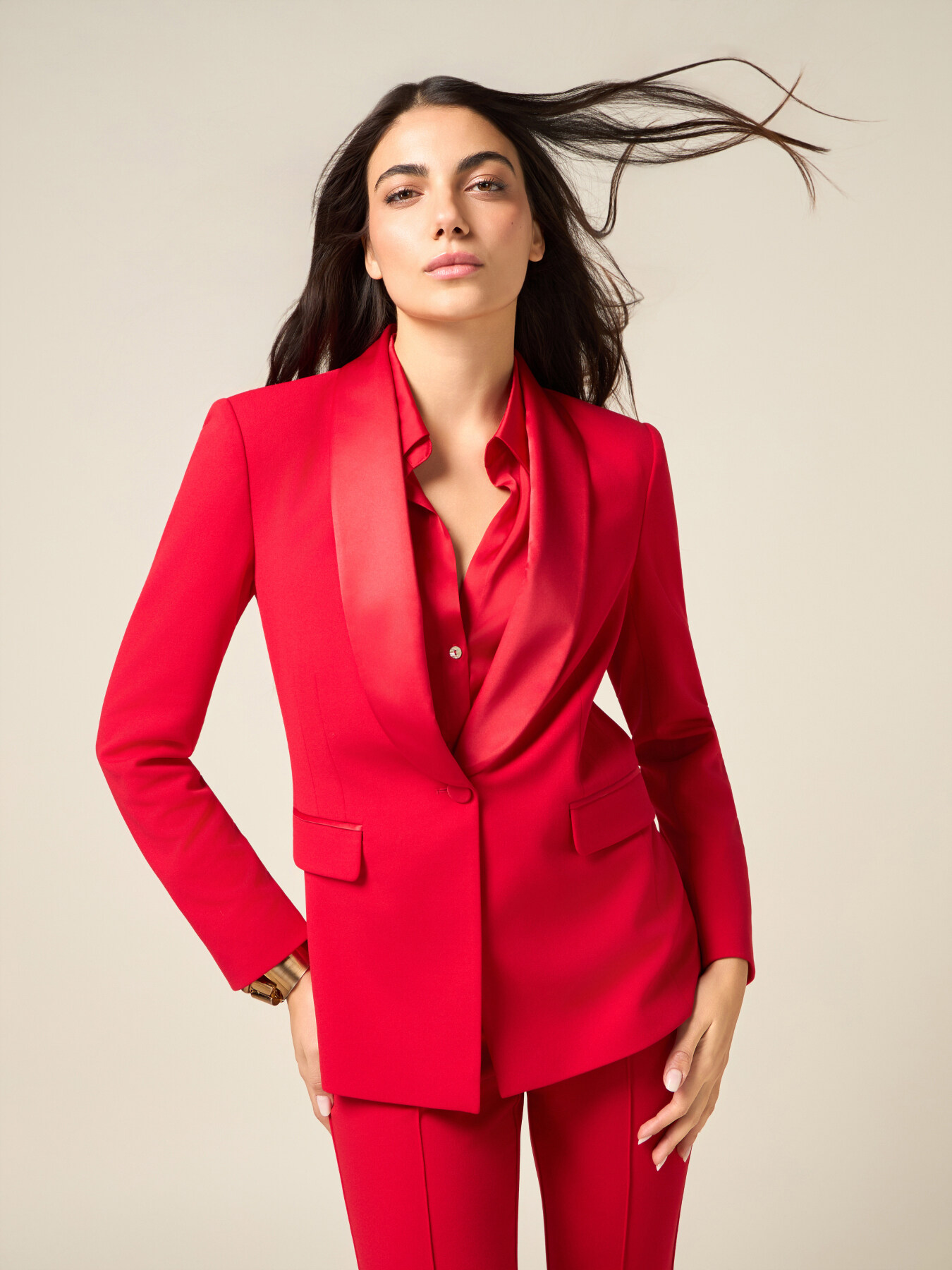 Blazer aus Crêpe-Stoff image number 0