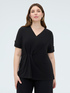 T-Shirt aus Jersey mit Drapierung image number 2