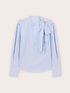 Blusa in popeline di cotone con fiocco image number 4