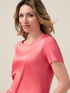 Two-material T-shirt image number 2