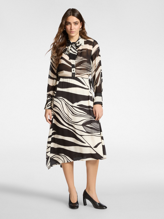 Jupe en viscose imprim&eacute;e