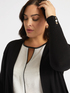 Oversized LENZING™ ECOVERO™ viscose cardigan image number 3