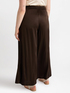 Satin palazzo trousers image number 1