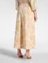 Pantaloni cropped jacquard image number 1