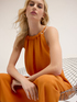 Long flowing dress with eyelets image number 3
