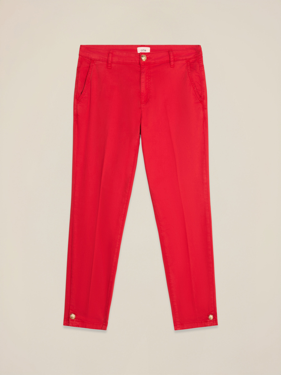Pantaloni chinos din amestec de lyocell