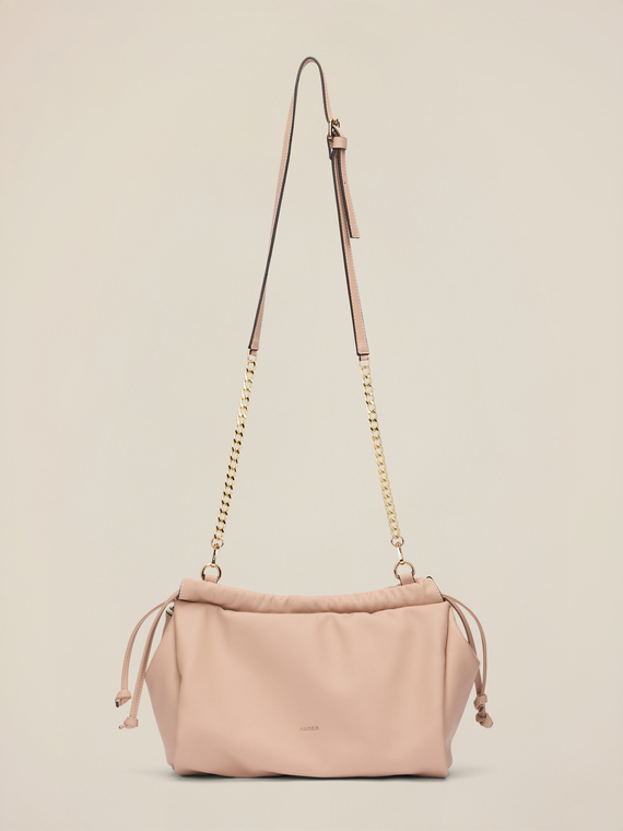 Genuine leather shoulder bag
