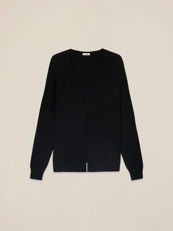 Cardigan over misto viscosa