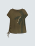 T-shirt in jersey con stampa e ricamo image number 4