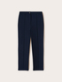 Regular trousers in crêpe fabric image number 3