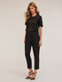 T-shirt in pizzo macramé image number 3